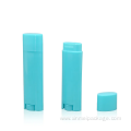 Oval white lip balm tube 4.5g